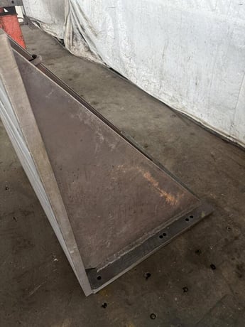 48" x 48" x 36" drilled & tapped angle plate - Image 4