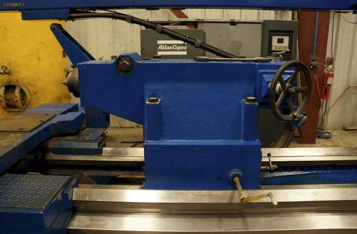 Okuma #LH55-N, CNC lathe, 43" swing, 4.13" bore, 4-jaw chuck, 157" centers, 1200 RPM, 49 HP, Fanuc 0i-TD - Image 7