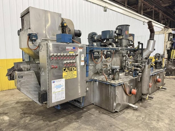 CAE Ransohoff #Sureclean-24, pass thru parts washer, 24" wide belt conveyor, 4-stage Stainless Steel, 160°F - Image 3