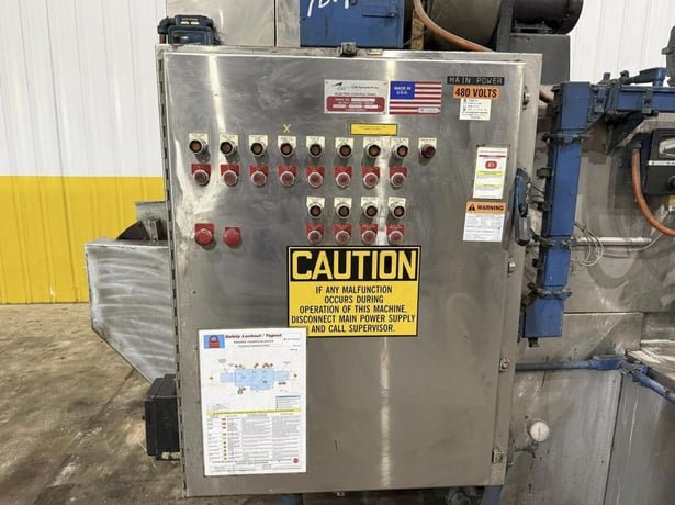 CAE Ransohoff #Sureclean-24, pass thru parts washer, 24" wide belt conveyor, 4-stage Stainless Steel, 160°F - Image 6