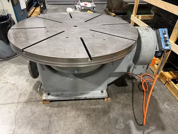 48" x 48" Rotab, T-Slotted powered precision rotary table, powered tilt / rotate - Image 2