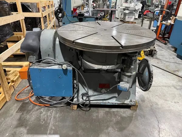 48" x 48" Rotab, T-Slotted powered precision rotary table, powered tilt / rotate - Image 4