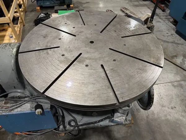 48" x 48" Rotab, T-Slotted powered precision rotary table, powered tilt / rotate - Image 6