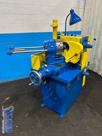 1/2" to 3" Oliver #600, drill grinder, 28" drill length, 9' x 2" x 5" grinding wheel, air hydraulic infeed - Image 2