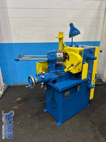 1/2" to 3" Oliver #600, drill grinder, 28" drill length, 9' x 2" x 5" grinding wheel, air hydraulic infeed - Image 9