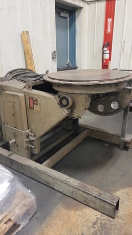 2500 lb. Ransome #25P, welding positioner, 32" table diameter, power tilt, pendant Control, 3/4 HP, 1972 - Image 1
