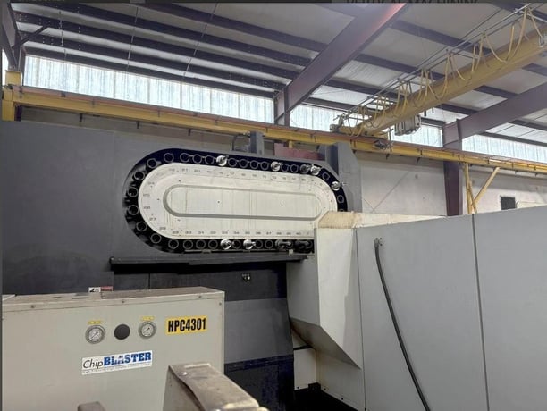 OKK #KCV800, Vertical CNC Machining Center, 120" X, 33.8" Y, 28.3" Z, 130" x 32" table, 40 HP, 12000 RPM, 40 - Image 9