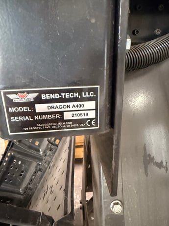 Bend-Tech #Dragon-A400, CNC tube & pipe plasma cutting machine, 24' material length capacity, 2021 - Image 3