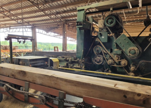 8" Corley, Top Arbor Combination Gang Edger, 60" max. cutting width, (2) 150 HP motors, 5' x 11' infeed - Image 6