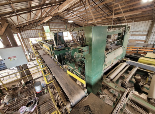8" Corley, Top Arbor Combination Gang Edger, 60" max. cutting width, (2) 150 HP motors, 5' x 11' infeed - Image 8
