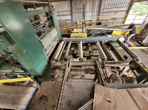8" Corley, Top Arbor Combination Gang Edger, 60" max. cutting width, (2) 150 HP motors, 5' x 11' infeed - Image 9