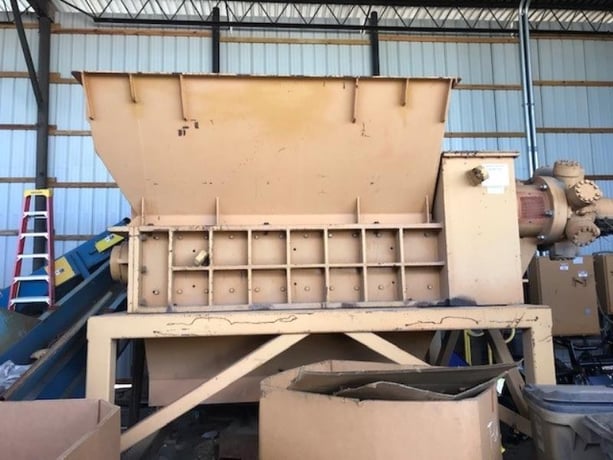 Granutech Saturn #96-50, Dual Shaft Shredder, 96" x 50" feed opening, (4) 100 HP motors, dual independent - Image 1