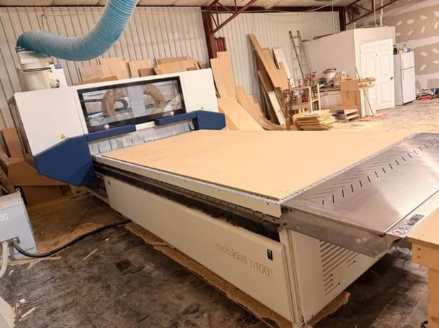 Morbidelli #N-100, CNC Machining Center w/ATC/Boring, 5' x 12' table, 145" X, 61" Y, 9.8" Z, 13 HP, 24000 - Image 2