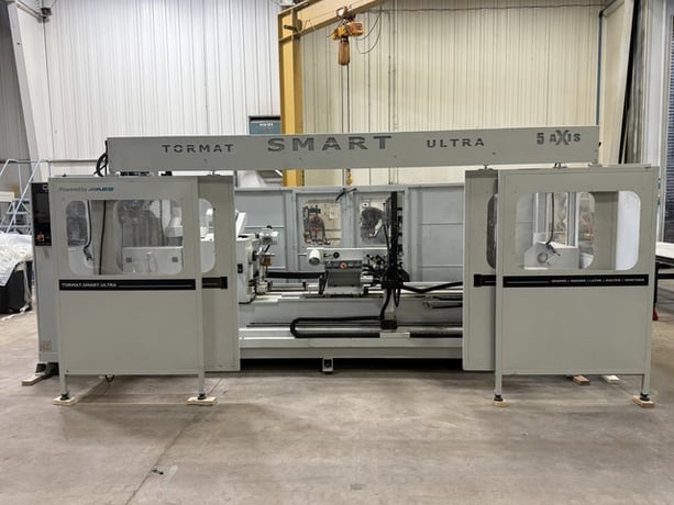 Dincmak #ULTRA.SMART.PLUS.ZT, 5-Axis CNC Woodworking Lathe, 59" L x 19.68" diameter, 10 HP saw, 10 HP shaper - Image 2