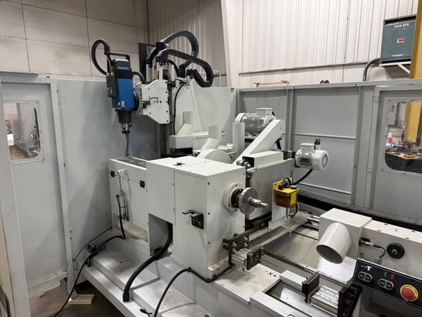 Dincmak #ULTRA.SMART.PLUS.ZT, 5-Axis CNC Woodworking Lathe, 59" L x 19.68" diameter, 10 HP saw, 10 HP shaper - Image 8