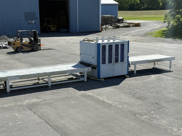 Makor, Complete Panel Finishing Line, Butfering wide belt sander, Q-One reciprocating sprayer, (2) FastDry - Image 3