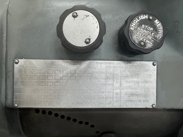 Hardinge #HLV-H-EM, inch/metric theading, digital read out, very well tooled - Image 3