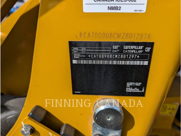 Cat 908-14, Wheel Loader, 450 hours, S/N: MZ801297, 2025 - Image 6