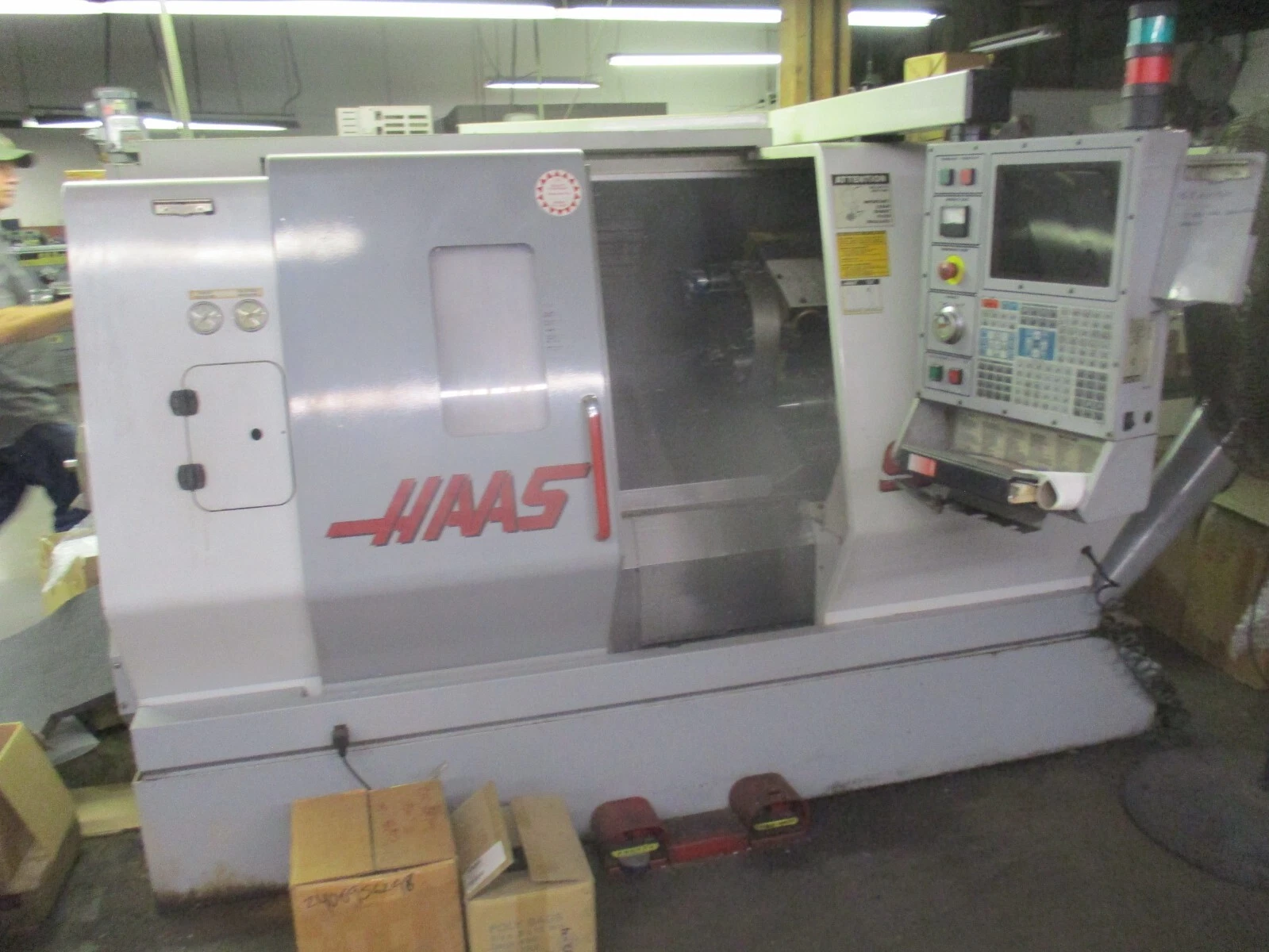 Haas #SL-20, CNC lathe, 23" swing, 8" chuck, 2" bar, 10.3" dia., 24" lgth, 20 HP, 4000 RPM, 3-phase - Image 1