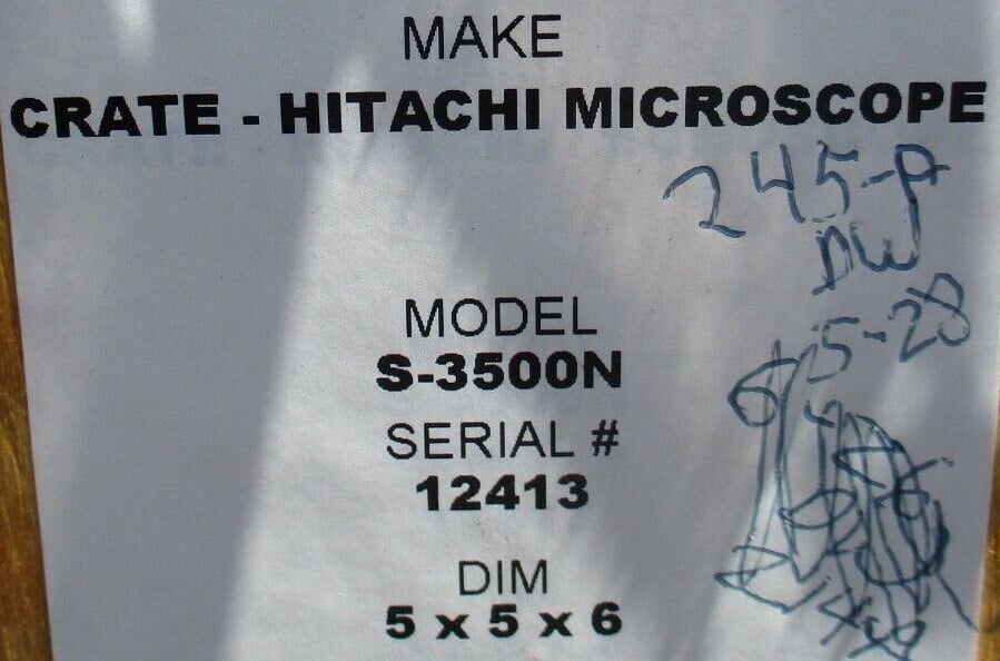 Hitachi #S-3500N, scanning electron microscope - Image 3