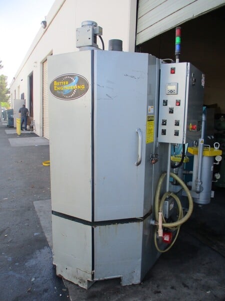 Better Eng. #F3000, batch type parts washer, 95 gallon tank, 12 KW heat, 36" working height, 460 V., 3-phase - Image 1