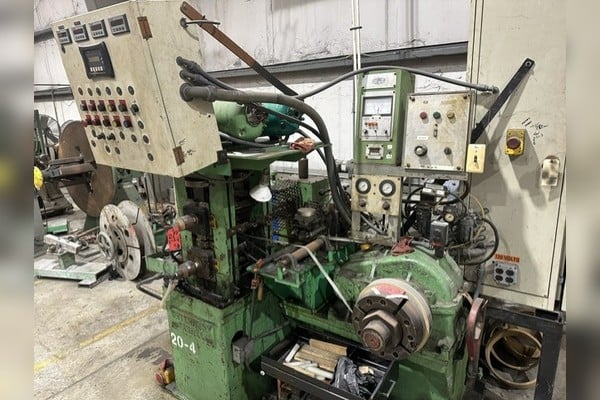 1" x 6" Waterbury-Farrel, 4-High Cold Rolling Mill, 15 HP main mill motor, Vollmer contact gauge, 1,000 lb. - Image 2