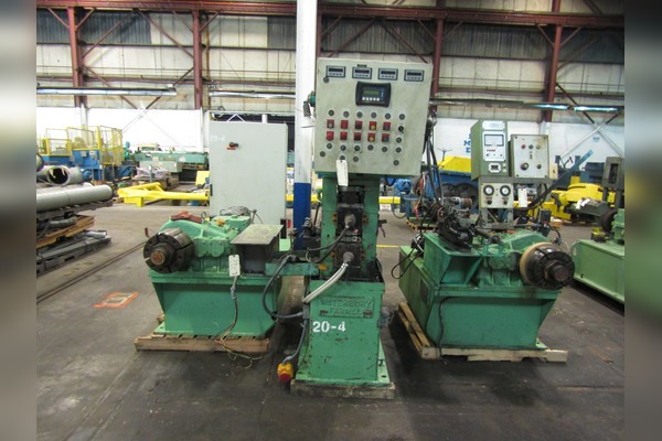 1" x 6" Waterbury-Farrel, 4-High Cold Rolling Mill, 15 HP main mill motor, Vollmer contact gauge, 1,000 lb. - Image 4