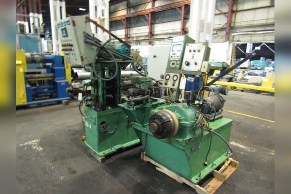 1" x 6" Waterbury-Farrel, 4-High Cold Rolling Mill, 15 HP main mill motor, Vollmer contact gauge, 1,000 lb. - Image 7