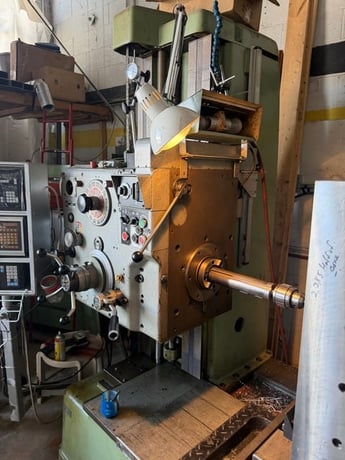 TOS #WH63, Table Type Horizontal Boring Mill, 39" X, 39" Y, 28" Z, 35" x 31" rotary table, 2.5" bore, 8 HP - Image 5