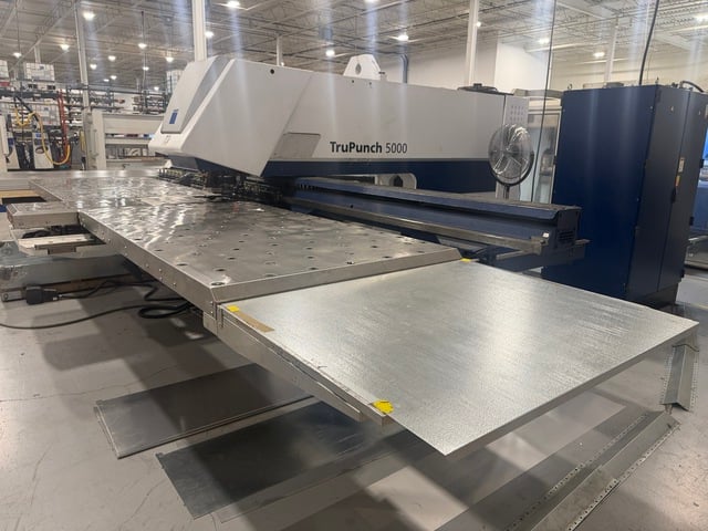 24 Ton, Trumpf #TruPunch-5000, CNC Turret Punch Press, 99.8" x 50.3" max. sheet, 5/16" thickness, 1600 SPM - Image 3