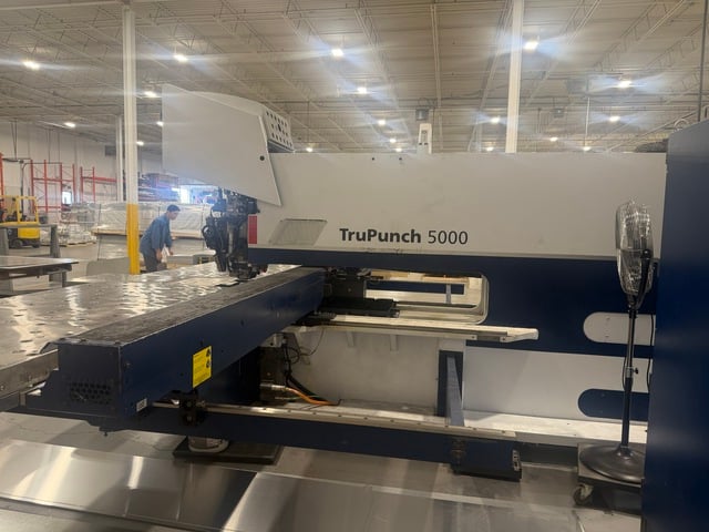 24 Ton, Trumpf #TruPunch-5000, CNC Turret Punch Press, 99.8" x 50.3" max. sheet, 5/16" thickness, 1600 SPM - Image 5