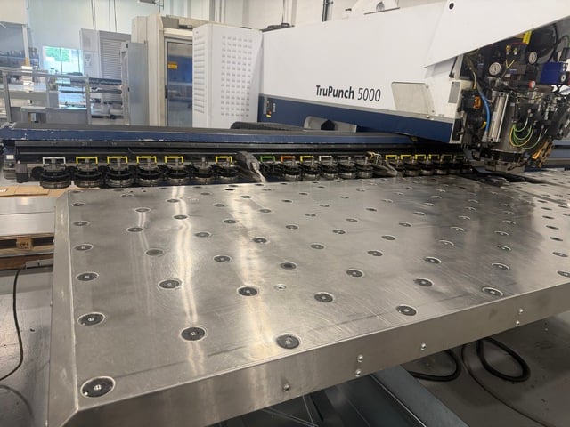 24 Ton, Trumpf #TruPunch-5000, CNC Turret Punch Press, 99.8" x 50.3" max. sheet, 5/16" thickness, 1600 SPM - Image 6