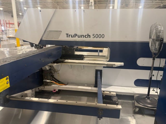 24 Ton, Trumpf #TruPunch-5000, CNC Turret Punch Press, 99.8" x 50.3" max. sheet, 5/16" thickness, 1600 SPM - Image 7