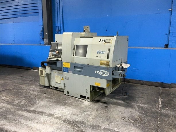 Star #ECAS-20, CNC Swiss Lathe, 1" bore, Yaskawa Siemens control, 8.0 KVA, 2005 (2 available) - Image 1