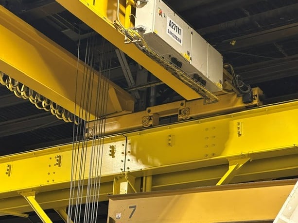 20 Ton, Kone, 56' 10" Span, 31' Lift, Class D, Pendant, VFD Bridge/Trolley, 2007 [#2739] - Image 4