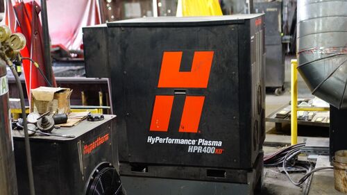 Voortman #VCS2500, CNC plasma table, 10' x 20' table, Hypertherm HPR400XD power source, 230 V., IHT M4000 - Image 3