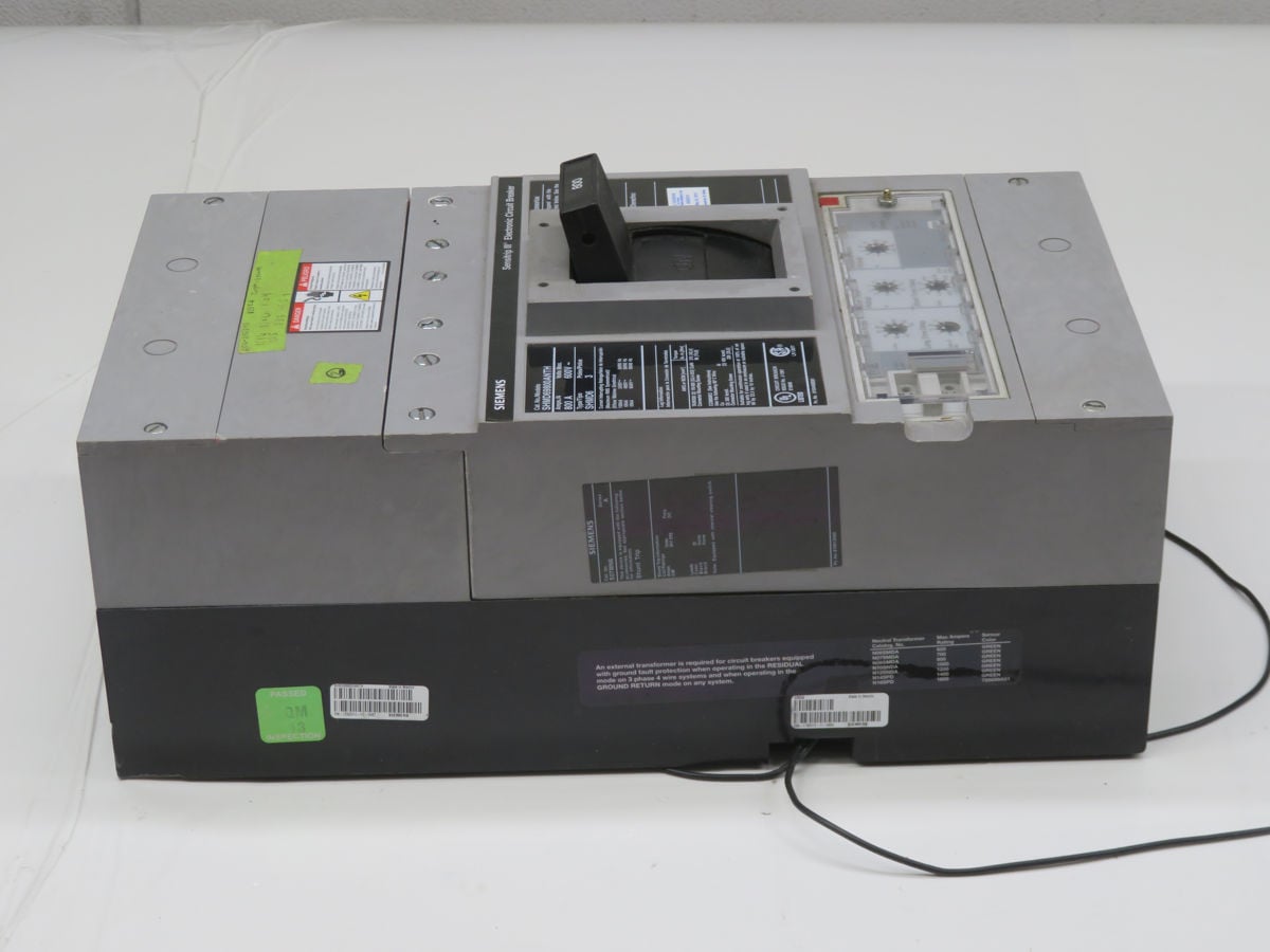 800 Amps Siemens SHMD69800ANTH S07MN6, Sentron Series, Molded Case Circuit Breaker, 3-Pole, 600 Volts, 50 KA - Image 2
