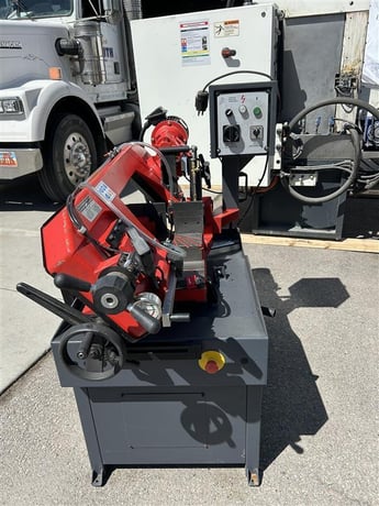 12-3/16" x 8-3/4" BMT #WE-310DSN, Horizontal Band Saw, 9-3/4" wheel, 2 Speed, 1.5 HP, 118/237 FPM, 107-5/16" - Image 3