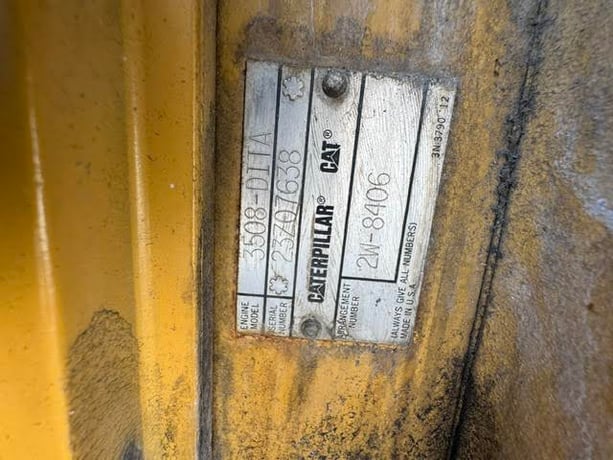 820 KW Caterpillar #MPS2125, Diesel Gen, 1140 HP, #3508 engine, open skid, 2000 - Image 10