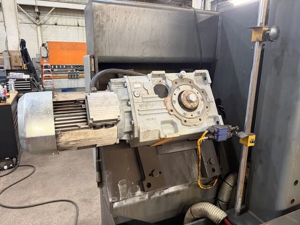 22" x 22" Hyd-Mech #H-22A, automatic dual column horizontal bandsaw, 2" x0.063" x270" blade, Mitsubishi cnc - Image 6