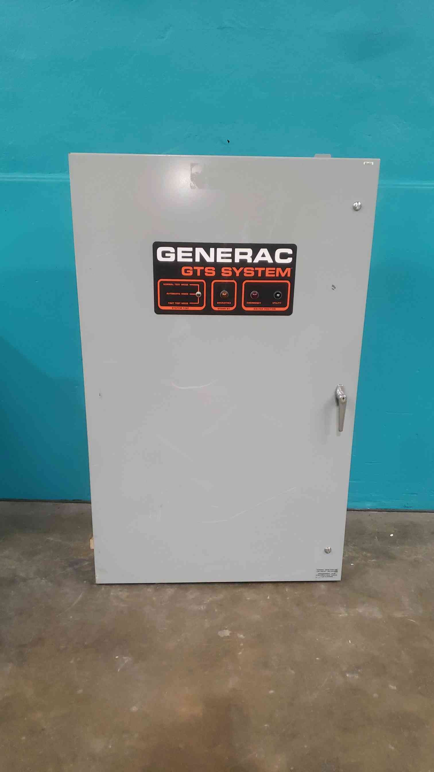 150 Amp. Generac #0C88820SRV, GTS Automatic Transfer Switch, 120/240 Volts, Enclosed - Image 1