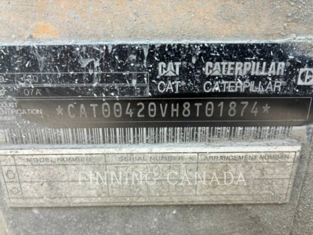 Cat 402-07, Backhoe Loader, 5737 hours, S/N: H8T01874, 2021 - Image 5