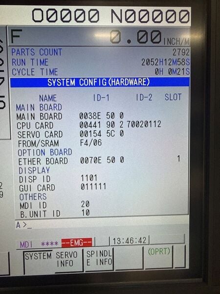 OKK #HM-800S, CNC horizontal machining center, Fanuc 31i-B5, 41.3" X, 35.4" Y, 34.6" Z, 12000 RPM, 60 - Image 3