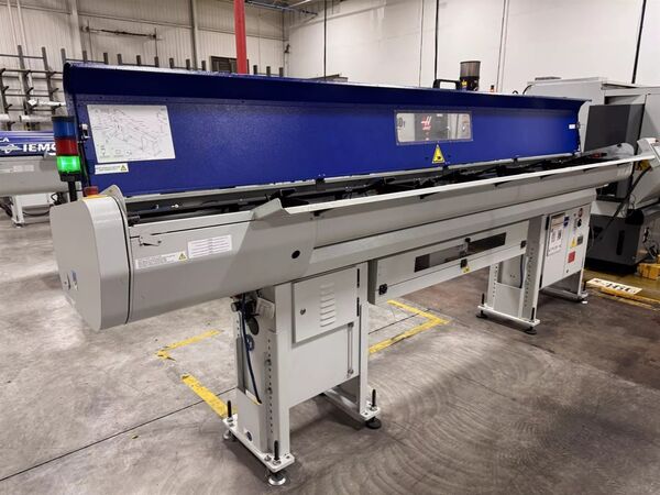 Iemca #Boss-552-HD, 12' automatic bar feeder, Siemens Somatic HMI Touch PLC Control, 2020 - Image 6