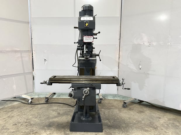 Lagun #FTV-1, vertical mill, 9" x42" tbl., R-8, variable speed - Image 1