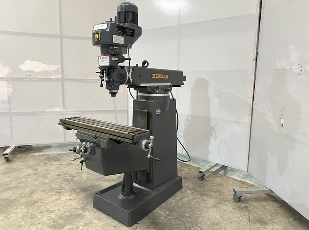 Lagun #FTV-1, vertical mill, 9" x42" tbl., R-8, variable speed - Image 3
