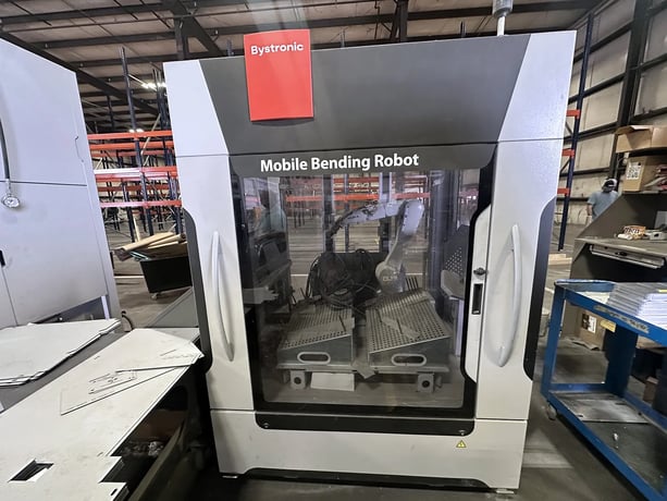 88 Ton, Bystronic #ByBend-80/1530, CNC press brake, 5' overall, 61.8" between housing, 7.9" stroke, 6-axis - Image 2