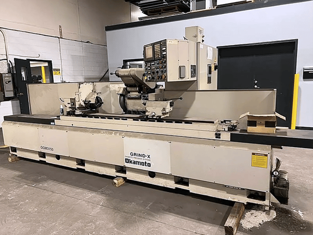 12.6" x 59" Okamoto #OGM-3150-MC, CNC cylindrical grinder, OD/ID/face/taper, 7.5 HP, 2000 RPM wheel, Fanuc - Image 1