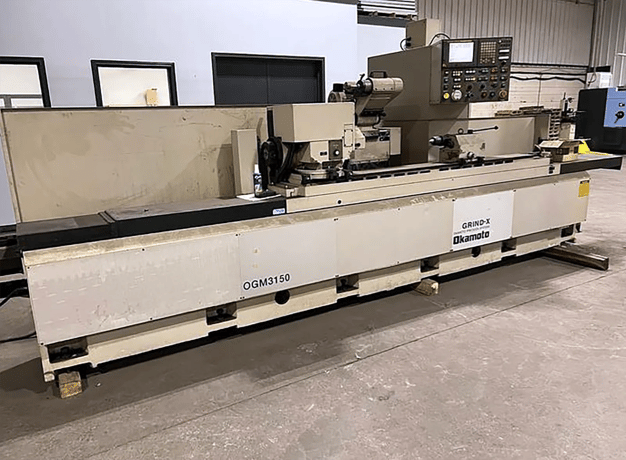 12.6" x 59" Okamoto #OGM-3150-MC, CNC cylindrical grinder, OD/ID/face/taper, 7.5 HP, 2000 RPM wheel, Fanuc - Image 2
