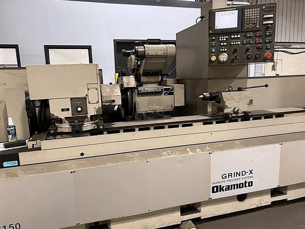 12.6" x 59" Okamoto #OGM-3150-MC, CNC cylindrical grinder, OD/ID/face/taper, 7.5 HP, 2000 RPM wheel, Fanuc - Image 3
